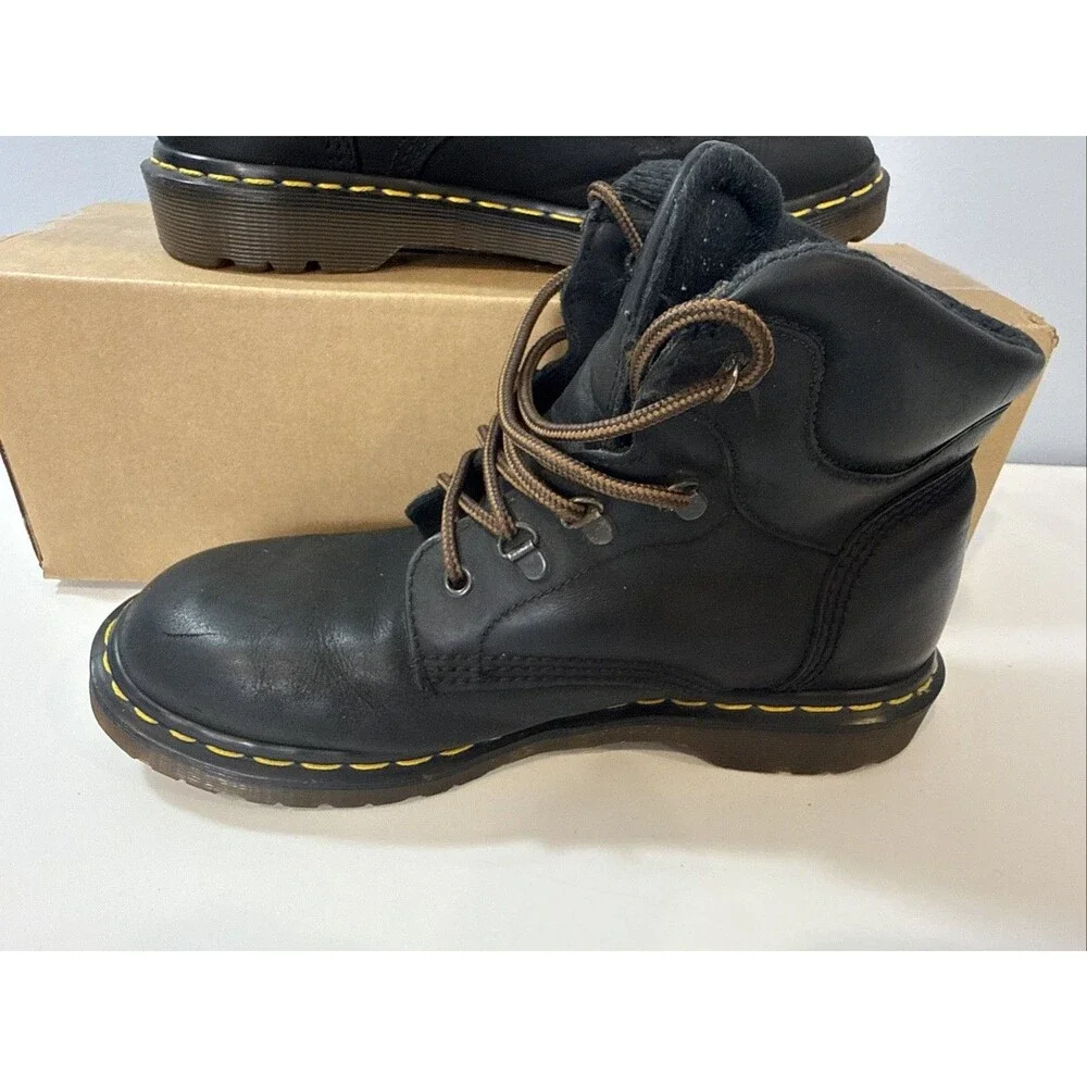 Dr Martens Industrial Soft Toe Boots 7735 AW004 Black Size 8